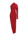 Rick Owens One-shoulder Asymmetric Maxi Dress In Red
