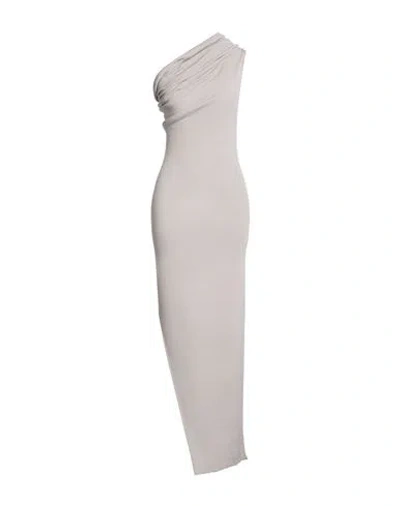 Rick Owens Woman Maxi Dress Taupe Size M Virgin Wool In Black