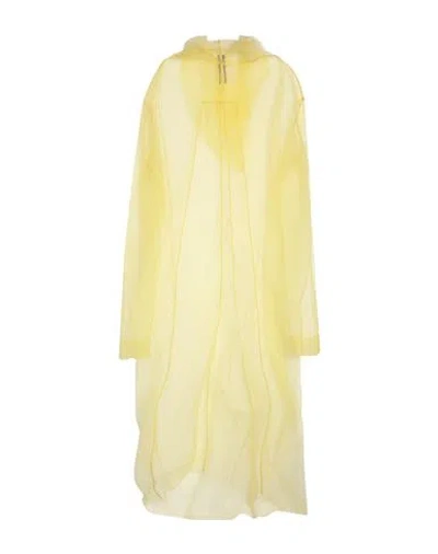 Rick Owens Woman Maxi Dress Yellow Size Onesize Polyamide