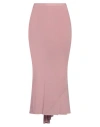 Rick Owens Woman Maxi Skirt Antique Rose Size 6 Cupro, Elastane