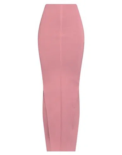 Rick Owens Woman Maxi Skirt Antique Rose Size S Viscose, Polyester, Polyamide, Elastane In Pink