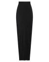 Rick Owens Womens Black Soft Pillar Stretch-wool Blend Maxi Skirt In Black