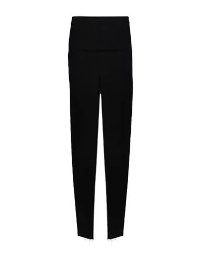 Rick Owens Woman Maxi Skirt Black Size 4 Wool In Multi