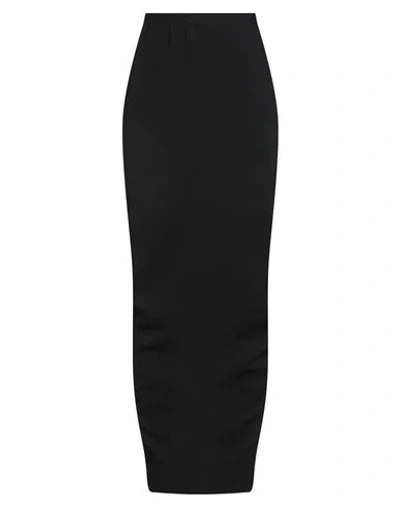 Rick Owens Woman Maxi Skirt Black Size 6 Virgin Wool