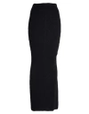 Rick Owens Woman Maxi Skirt Black Size M Alpaca Wool, Polyamide, Wool, Elastane
