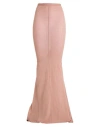 Rick Owens Woman Maxi Skirt Blush Size 2 Cupro, Elastane In Pink
