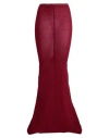 Rick Owens Woman Maxi Skirt Brick Size 2 Cupro, Elastane In Red