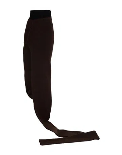 Rick Owens Woman Maxi Skirt Dark Brown Size S Cashmere, Wool, Viscose, Polyester