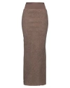Rick Owens Woman Maxi Skirt Light Brown Size 6 Virgin Wool