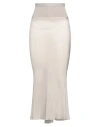 Rick Owens Off-white Divine Bias Midi Skirt In Grey