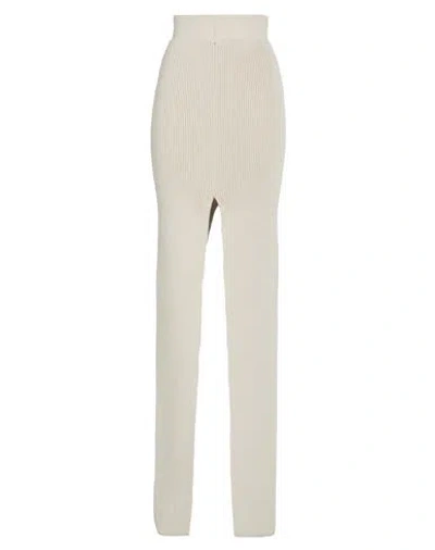 Rick Owens Woman Maxi Skirt Off White Size S Virgin Wool