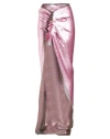 Rick Owens Long Skirt In Silk Chiffon With Sequins Skirts Rose In Pink