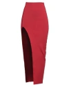 Rick Owens Woman Maxi Skirt Red Size M Viscose, Polyester, Polyamide, Elastane In Red