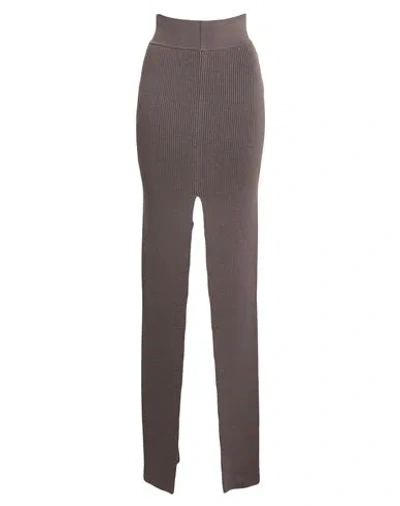 Rick Owens Woman Maxi Skirt Taupe Size Xs Virgin Wool In Yellow