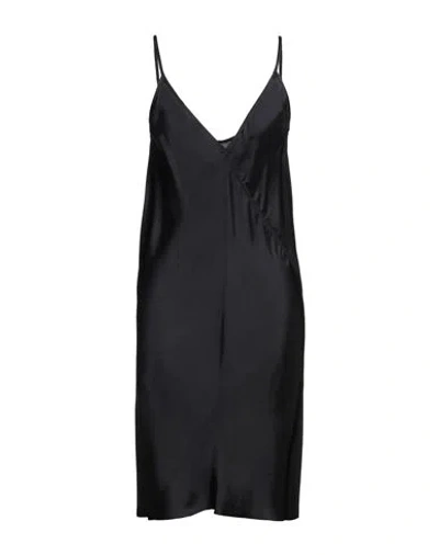 Rick Owens Woman Midi Dress Black Size 2 Cupro