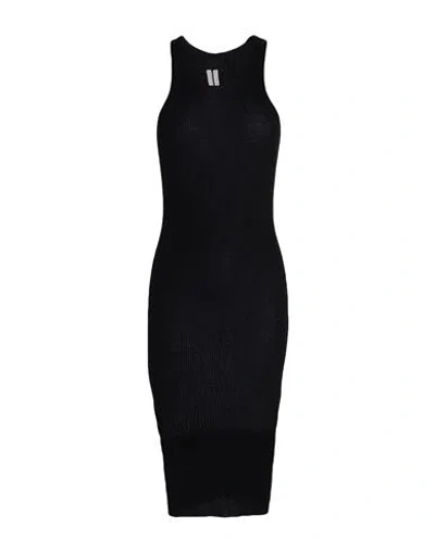 Rick Owens Woman Midi Dress Black Size L Cashmere
