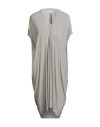 Rick Owens Woman Midi Dress Light Grey Size 4 Cupro, Elastane