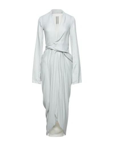 Rick Owens Midi Dresses In Light Grey