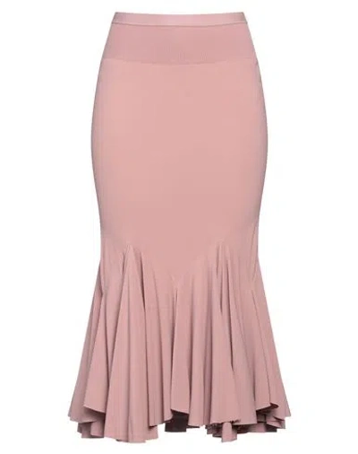 Rick Owens Knee Divine Skirt In Pink