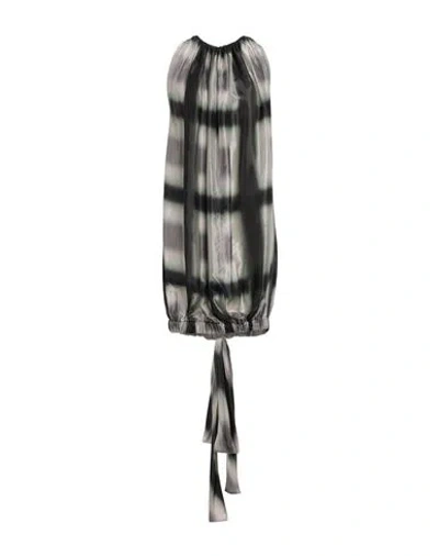 Rick Owens Woman Mini Dress Black Size 6 Cupro