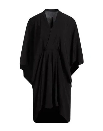 Rick Owens Woman Mini Dress Black Size 6 Viscose, Acetate