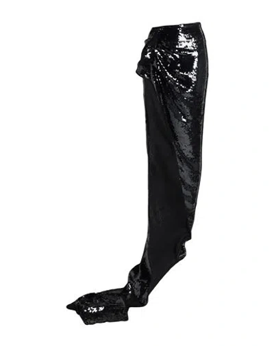 Rick Owens Woman Mini Skirt Black Size 6 Silk, Polyester