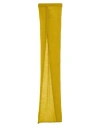 Rick Owens Woman Mini Skirt Mustard Size S Virgin Wool In Yellow