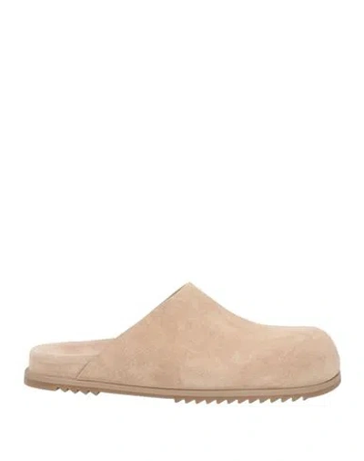 Rick Owens Woman Mules & Clogs Beige Size 7 Leather In Neutral