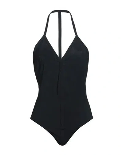 Rick Owens Woman One-piece Swimsuit Black Size 6 Polyamide, Elastane