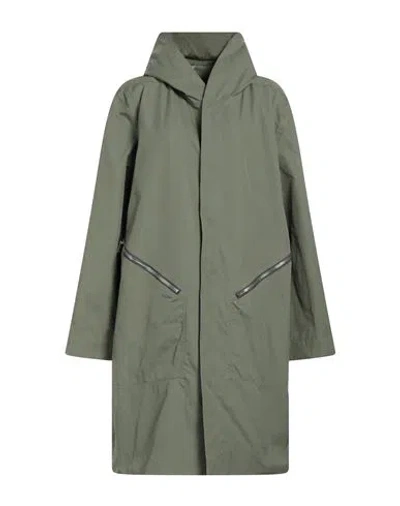 Rick Owens Woman Overcoat & Trench Coat Military Green Size 4 Polyamide