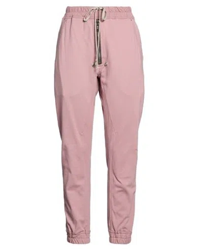 Rick Owens Woman Pants Antique Rose Size 10 Cotton, Elastane In Pink