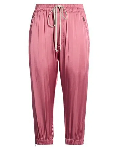 Rick Owens Woman Pants Antique Rose Size 2 Silk In Pink