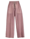 Rick Owens Woman Pants Antique Rose Size 4 Silk, Polyamide In Pink