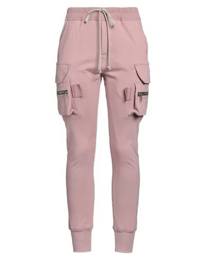 Rick Owens Woman Pants Antique Rose Size 8 Cotton In Pink