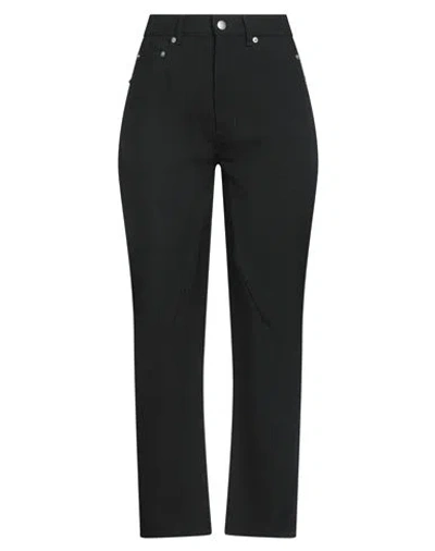 Rick Owens Woman Pants Black Size 10 Cotton, Polyester, Rubber