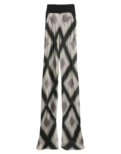 Rick Owens Woman Pants Black Size 10 Cupro, Cotton, Polyamide In Green