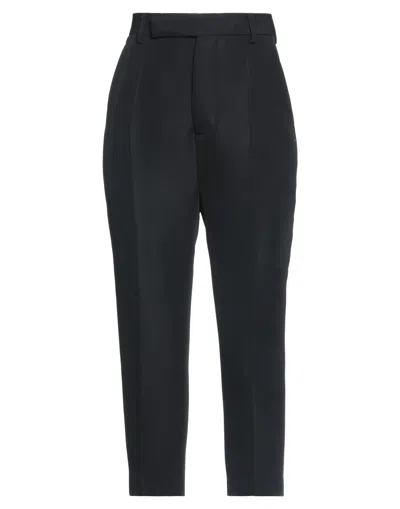 Rick Owens Woman Pants Black Size 10 Wool, Silk