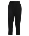Rick Owens Woman Pants Black Size 16 Virgin Wool, Viscose In Black