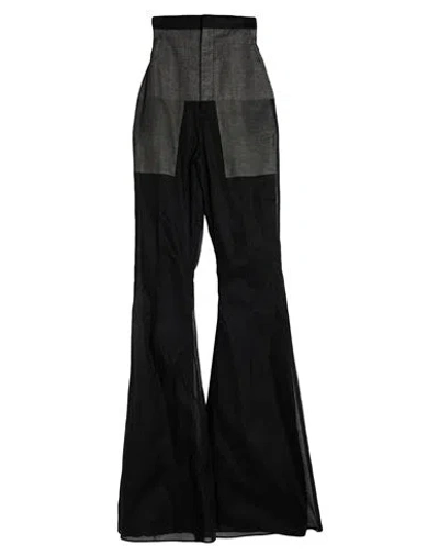 Rick Owens Woman Pants Black Size 2 Cotton
