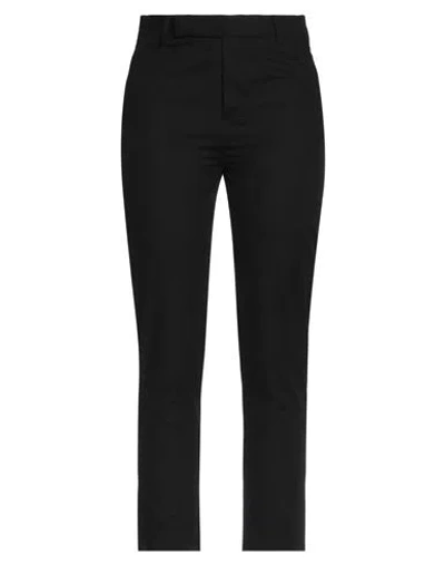 Rick Owens Woman Pants Black Size 4 Cotton