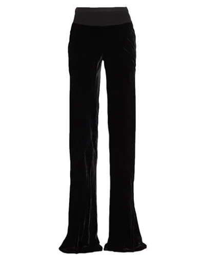 Rick Owens Woman Pants Black Size 2 Viscose, Silk, Cotton, Polyamide