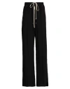 Rick Owens Woman Pants Black Size 6 Viscose, Acetate In Black