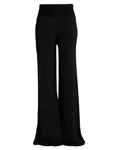 Rick Owens Woman Pants Black Size 8 Acetate, Silk, Cotton, Polyamide In Black