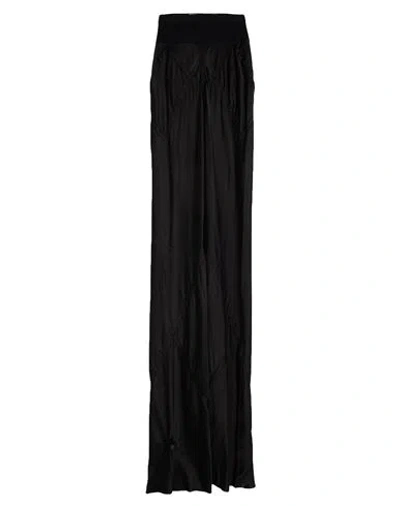 Rick Owens Woman Pants Black Size 8 Cupro, Cotton, Polyamide In Black