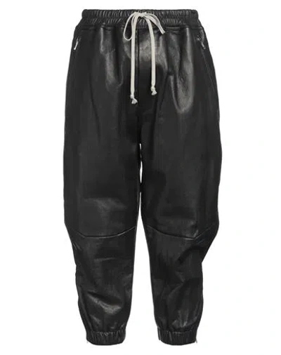 Rick Owens Woman Pants Black Size 8 Lambskin