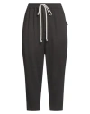 Rick Owens Woman Pants Charcoal Size 6 Virgin Wool In Black
