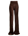 Rick Owens Woman Pants Chocolate Brown Size 8 Cupro, Cotton, Polyamide