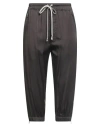 Rick Owens Woman Pants Dark Brown Size 4 Silk In Brown