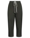 Rick Owens Woman Pants Dark Green Size 4 Virgin Wool In Black