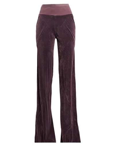 Rick Owens Casual Trousers In Púrpura